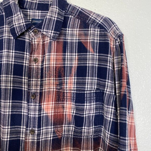 Blink 182 Shirt Adult Medium Bunny Graphic Band Logo Handmade Bleach Flannel - Picture 7 of 15